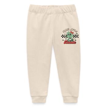 Sassy Little Lassie St Patricks Day Saint Pattys - Baby Organic Sweatpants by Stanley/Stella - soft Ecru - Front
