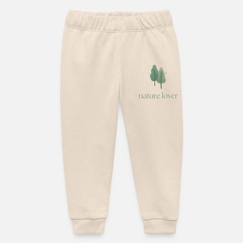 Amoureux de la nature - Pantalon de jogging bébé bio Stanley/Stella - écru doux