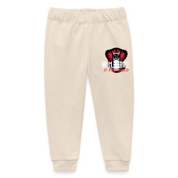 Provoked Cobra Will Strike - Baby Organic Sweatpants by Stanley/Stella - soft Ecru - Front