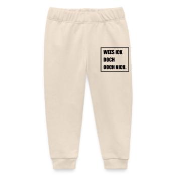 Wees Ick doch Ooch nich - Berlinern Lustig - Baby Organic Jogginghose Baby Tumbler von Stanley/Stella - Natur - Vorne