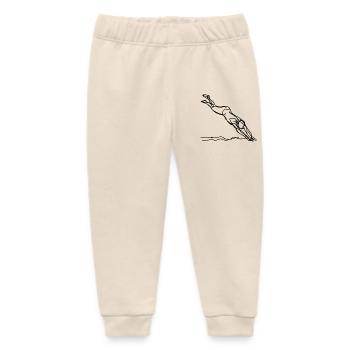 Schwimmen Grafik - Baby Organic Jogginghose Baby Tumbler von Stanley/Stella - Natur - Vorne