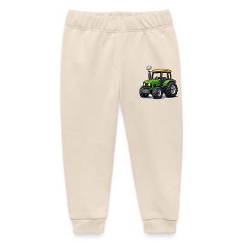 Traktor Trekker Cartoon - Baby Organic Jogginghose Baby Tumbler von Stanley/Stella - Natur - Vorne