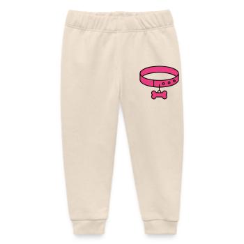 Hundehalsband Knochen Welpe Hundemama - Baby Organic Jogginghose Baby Tumbler von Stanley/Stella - Natur - Vorne