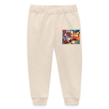 Moderner Zirkus - Baby Organic Jogginghose Baby Tumbler von Stanley/Stella - Natur - Vorne