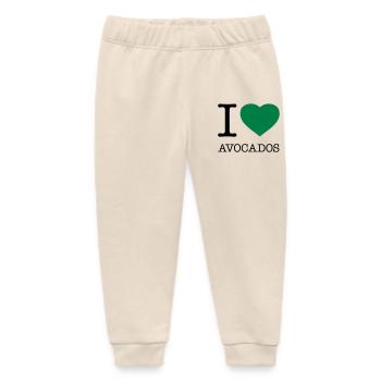 I LOVE AVOCADOS Avokados Avokado - Baby Organic Jogginghose Baby Tumbler von Stanley/Stella - Natur - Vorne