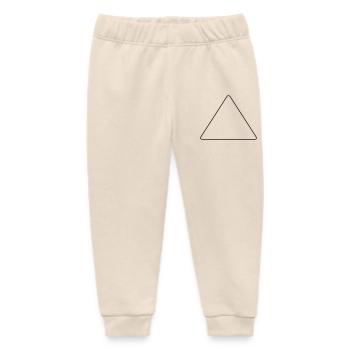 Dreieck mit abgerundeten Ecken - Baby Organic Jogginghose Baby Tumbler von Stanley/Stella - Natur - Vorne