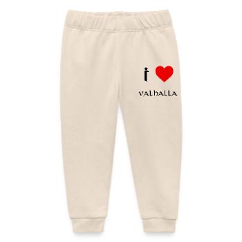 Ich liebe Valhalla - Baby Organic Jogginghose Baby Tumbler von Stanley/Stella - Natur - Vorne