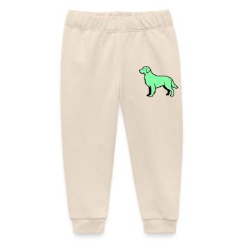 Labrador Retriever Silhouette - Baby Organic Jogginghose Baby Tumbler von Stanley/Stella - Natur - Vorne