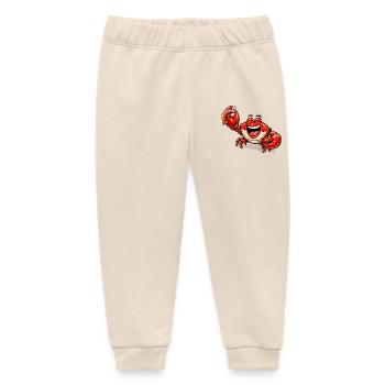 Cancer Laughing - Baby Organic Sweatpants by Stanley/Stella - soft Ecru - Front