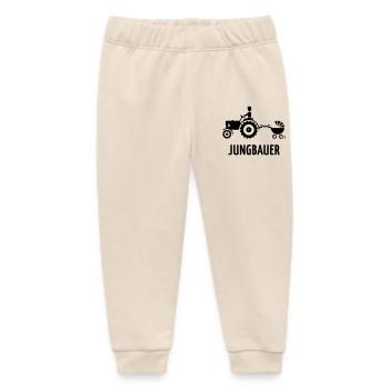 Jungbauer (Bauer Trecker Kinderwagen Baby / B) - Baby Organic Jogginghose Baby Tumbler von Stanley/Stella - Natur - Vorne