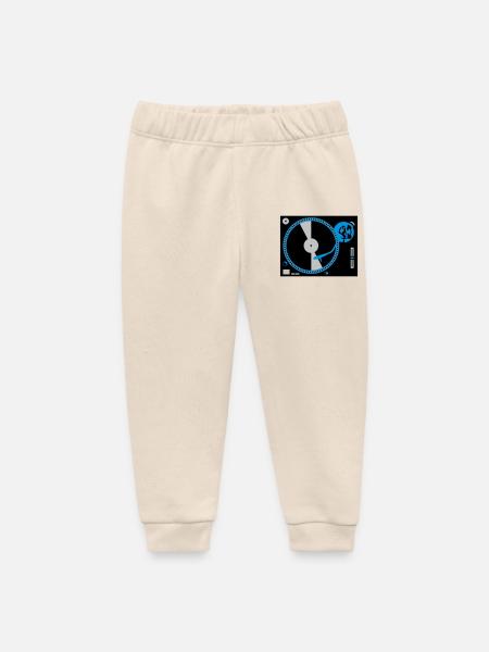 turntables - Baby Organic Sweatpants by Stanley/Stella - soft Ecru