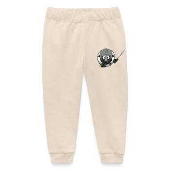 RitterSchaf im Kampf - Baby Organic Jogginghose Baby Tumbler von Stanley/Stella - Natur - Vorne