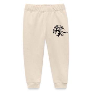 Barsoi Kopf - Baby Organic Jogginghose Baby Tumbler von Stanley/Stella - Natur - Vorne
