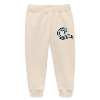 Wellen - Baby Organic Jogginghose Baby Tumbler von Stanley/Stella - Natur - Vorne
