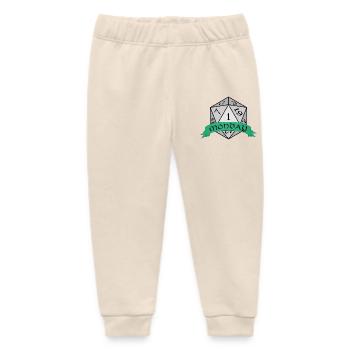 Montagswürfel-Emblem - Baby Organic Jogginghose Baby Tumbler von Stanley/Stella - Natur - Vorne