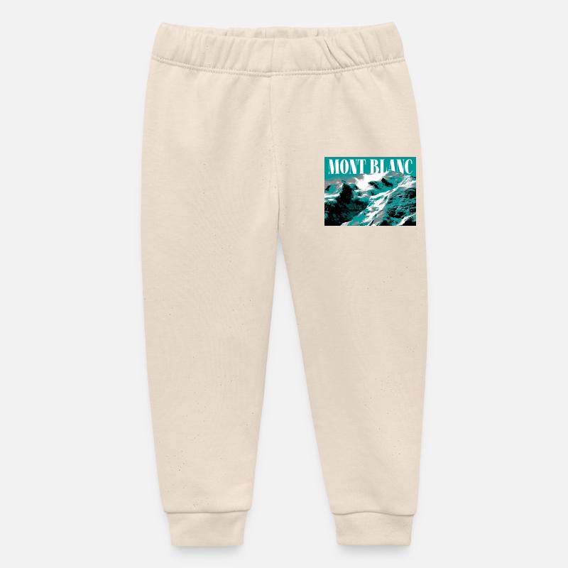 Mont Blanc - Pantalon de jogging bébé bio Stanley/Stella - écru doux