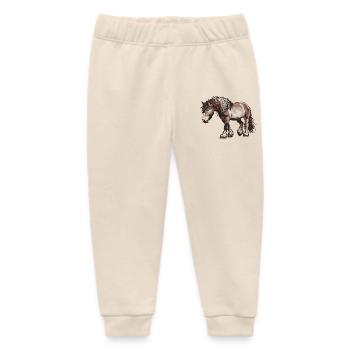 Trot Your Own Path - Baby Organic Sweatpants by Stanley/Stella - soft Ecru - Front