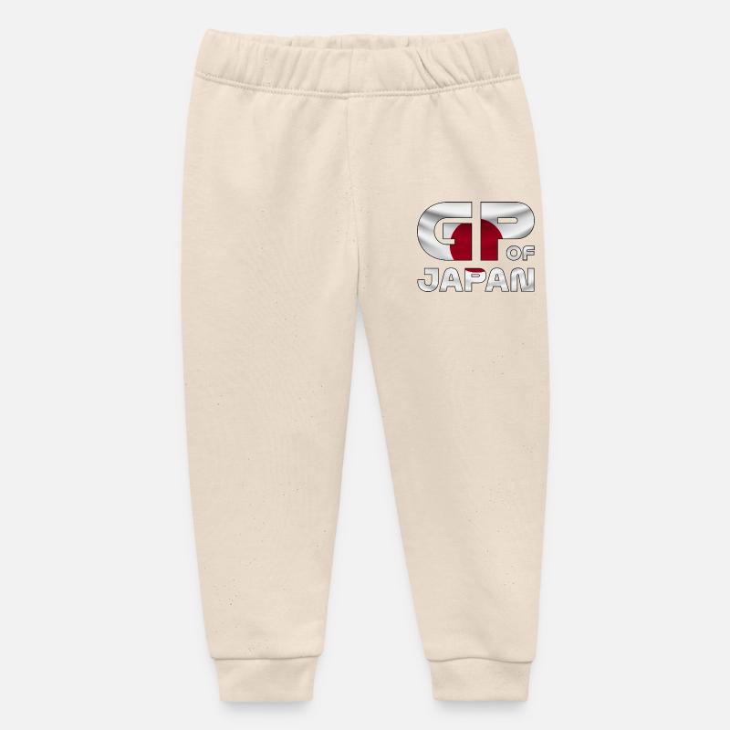 japan_gp - Pantalon de jogging bébé bio Stanley/Stella - écru doux