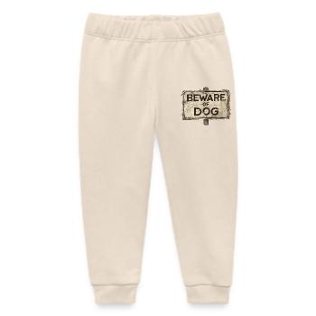 Bad dog - Baby Organic Sweatpants by Stanley/Stella - soft Ecru - Front