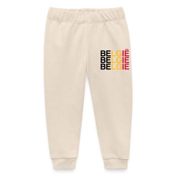 BELGIE Belgian Flag - Belgien - Belgium 2024 - Baby Organic Jogginghose Baby Tumbler von Stanley/Stella - Natur - Vorne