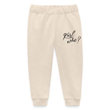 Karl wer? - Baby Organic Jogginghose Baby Tumbler von Stanley/Stella - Natur - Vorne