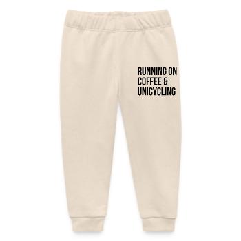 Einrad-Einrad-Einrad - Baby Organic Jogginghose Baby Tumbler von Stanley/Stella - Natur - Vorne