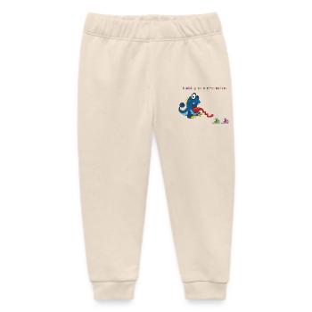 Meine Monster trainieren - Baby Organic Jogginghose Baby Tumbler von Stanley/Stella - Natur - Vorne