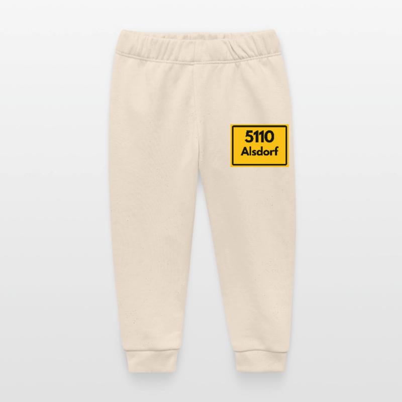 OLD POSTCODE POSTCODE RETRO 5110 ALSDORF Baby Organic Sweatpants by Stanley/Stella