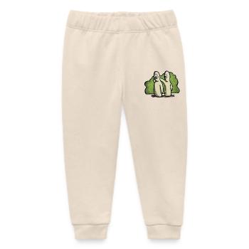 Friendship in nature - Baby Organic Sweatpants by Stanley/Stella - soft Ecru - Front