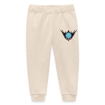 Bayern Wappen Blau Weiß mit Flügel - Baby Organic Jogginghose Baby Tumbler von Stanley/Stella - Natur - Vorne