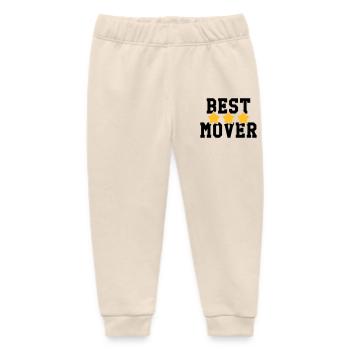 Mover Frachtführer Déménageur Déménagement - Baby Organic Sweatpants by Stanley/Stella - soft Ecru - Front
