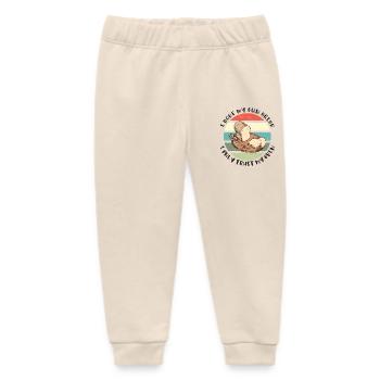 I Bake My Own Bread – I Only Trust My Oven - Baby Organic Sweatpants by Stanley/Stella - soft Ecru - Front