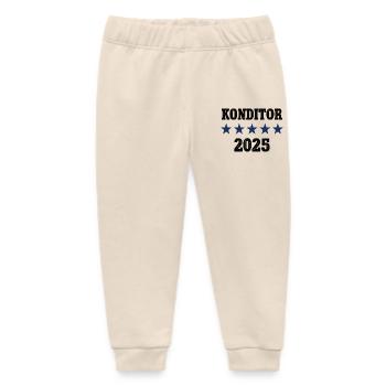 2025 Konditor Beruf Konditorei Job Arbeit Lehre - Baby Organic Jogginghose Baby Tumbler von Stanley/Stella - Natur - Vorne