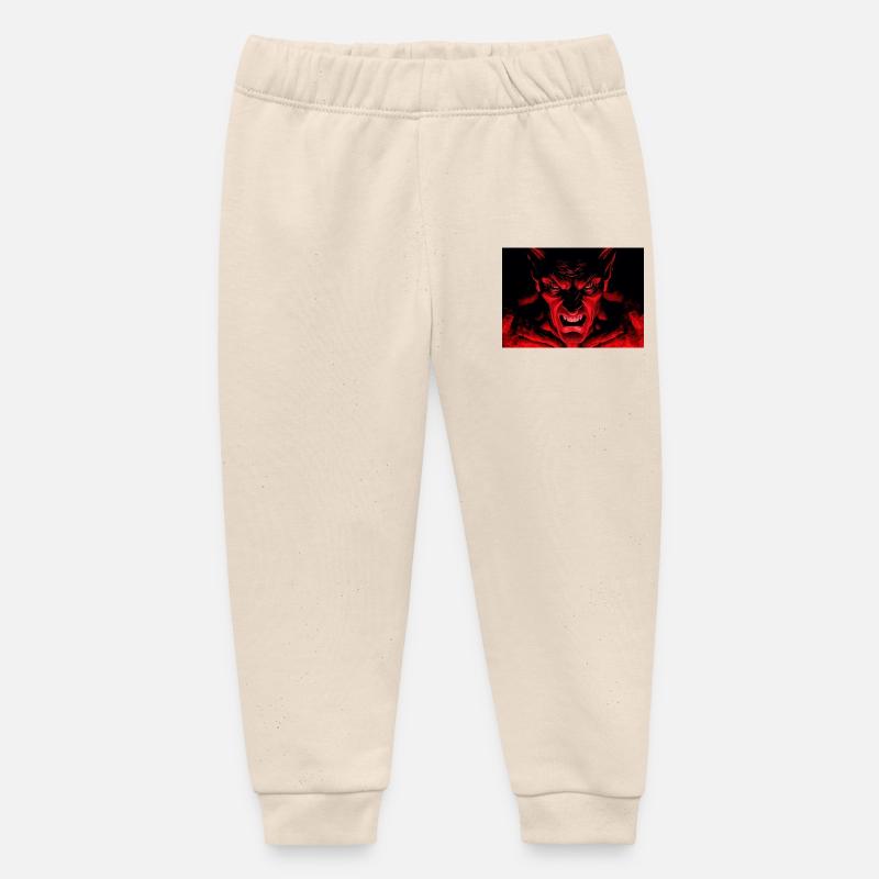 Le Diable - Pantalon de jogging bébé bio Stanley/Stella - écru doux