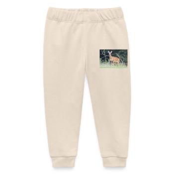 Reh Wald - Baby Organic Jogginghose Baby Tumbler von Stanley/Stella - Natur - Vorne