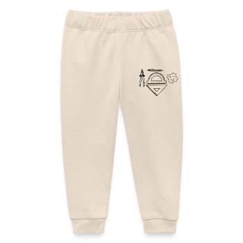 Bauzeichner Grafik - Baby Organic Jogginghose Baby Tumbler von Stanley/Stella - Natur - Vorne