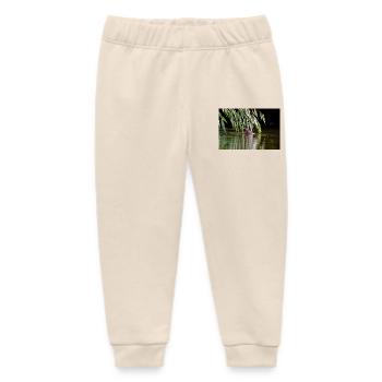000_0762_DxO - Biber fressen an Weidenzweigen - Baby Organic Jogginghose Baby Tumbler von Stanley/Stella - Natur - Vorne