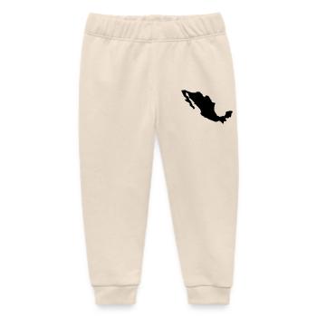 Mexico Country - Baby Organic Sweatpants by Stanley/Stella - soft Ecru - Front