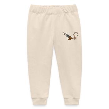 Medieval Pointer Finger - MARGINALIA - Baby Organic Sweatpants by Stanley/Stella - soft Ecru - Front