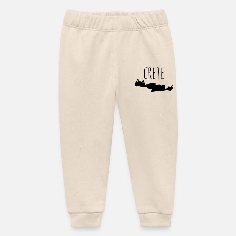 crete - Pantalon de jogging bébé bio Stanley/Stella - écru doux
