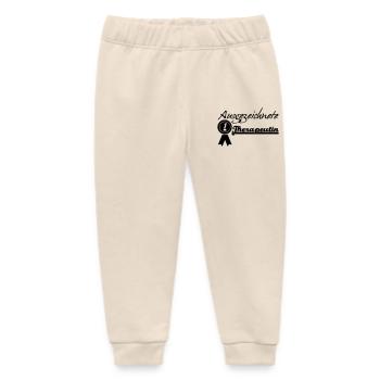 Ausgezeichnete Therapeutin Geschenk - Baby Organic Jogginghose Baby Tumbler von Stanley/Stella - Natur - Vorne
