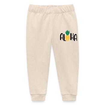 summer - Baby Organic Sweatpants by Stanley/Stella - soft Ecru - Front