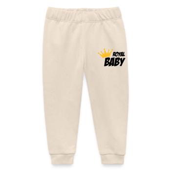 Royal Baby - Baby Organic Jogginghose Baby Tumbler von Stanley/Stella - Natur - Vorne
