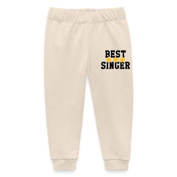Best Singer - Baby Organic Jogginghose Baby Tumbler von Stanley/Stella - Natur - Vorne