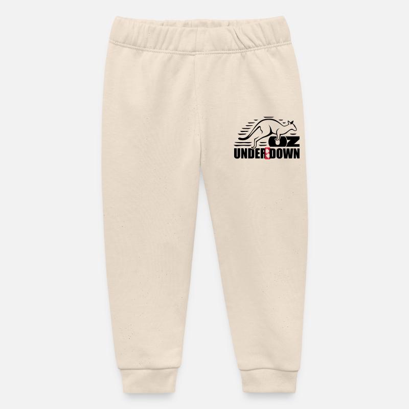 down under - Pantalon de jogging bébé bio Stanley/Stella - écru doux