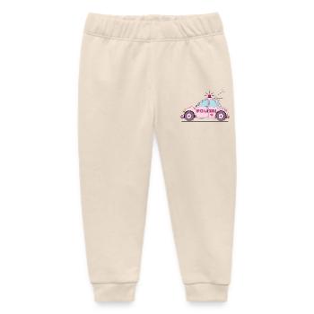 Polizeiauto Rosa - Baby Organic Jogginghose Baby Tumbler von Stanley/Stella - Natur - Vorne