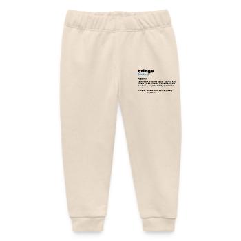 Embarrassing – The feeling of discomfort - Baby Organic Sweatpants by Stanley/Stella - soft Ecru - Front