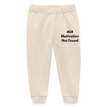 404 Motivation nicht gefunden - Baby Organic Jogginghose Baby Tumbler von Stanley/Stella - Natur - Vorne