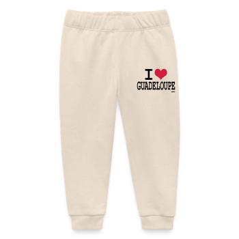 ich liebe die Guadeloupe by wam - Baby Organic Jogginghose Baby Tumbler von Stanley/Stella - Natur - Vorne