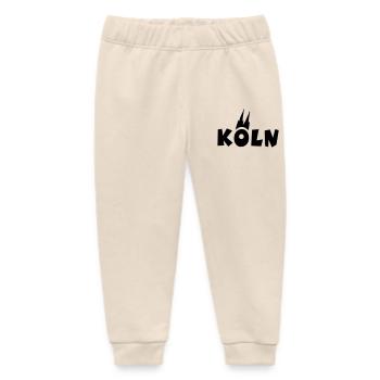Köln mit Kölner Dom - Baby Organic Jogginghose Baby Tumbler von Stanley/Stella - Natur - Vorne